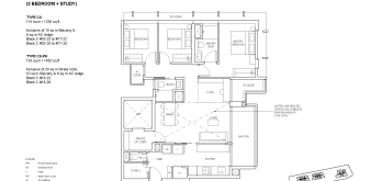 The-Continuum-Floor-Plans-3-bedroom-study-type-C8-singapore