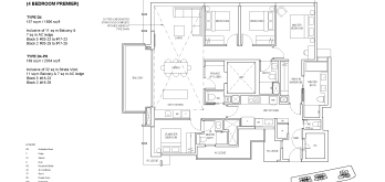 The-Continuum-Floor-Plans-4-bedroom-premier-type-D4-singapore